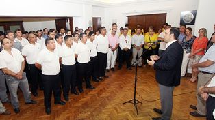 El Intendente reconoció al personal municipal que trabajó durante el paro policial