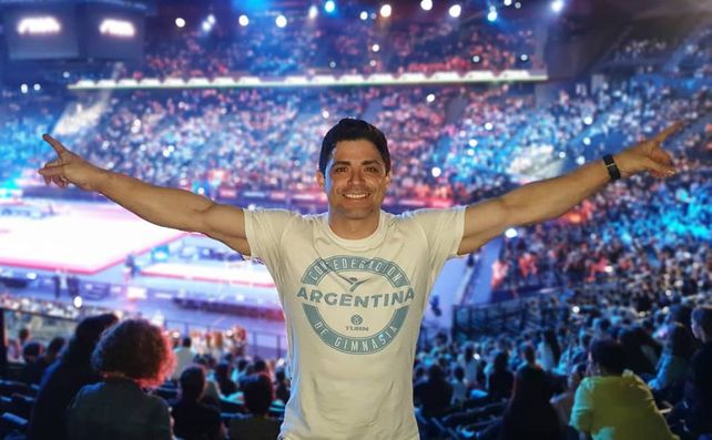 En la modalidad de anillas obtuvo la medalla de bronce en Lima 2019.