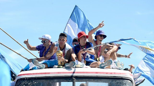 Los campeones del mundo descansan en sus respectivas ciudades.