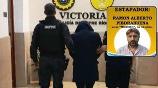 Tras fugarse de prisión domiciliaria en Victoria recapturaron, en Santa Fe, al hombre que estafó a una mujer por casi 3 millones de dólares&nbsp;