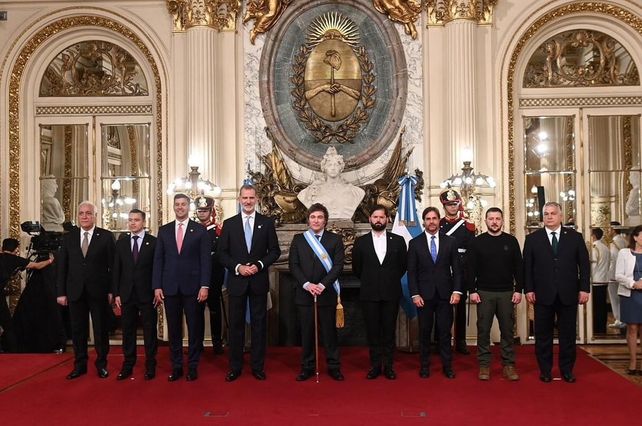 Jefes de Estado llegaron a la Argentina para acompañar a Milei en su asunción.