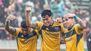 El fetejo de los jugadores de Boca en La Feliz.
