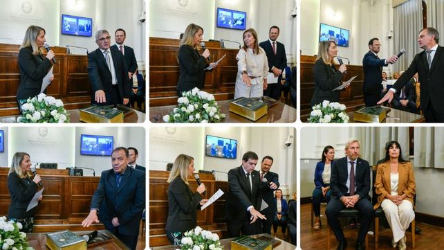 Juraron los nuevos senadores y eligieron a las autoridades