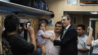 Completaron el viaje en tren de Retiro a Rosario