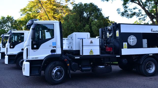 Vialidad Nacional presentó equipos para mantenimiento de rutas en Entre ríos y realizó un balance de gestión.&nbsp;Fotos: UNO/Juan Manuel Hernández
