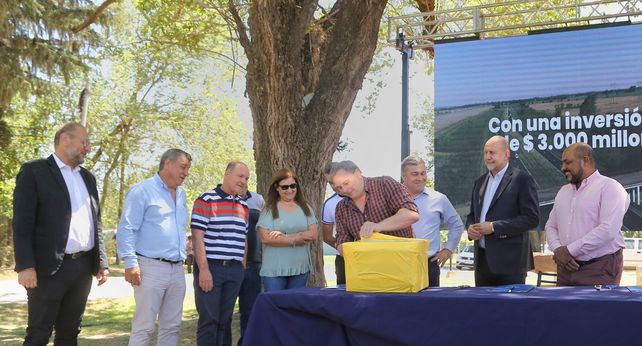 El 22 de noviembre del año pasado se licitaron las obras. Fue un día histórico.