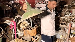 El operativo en la chatarrería derivó en el secuestro de materiales de dudosa procedencia.&nbsp;
