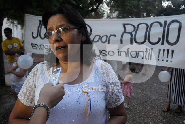 Dolor. María Balbuena de Villaverde denuncia que su hija fue abusada.