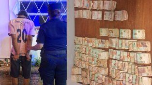 Concordia: llevaba una caja con billetes y lo detuvieron