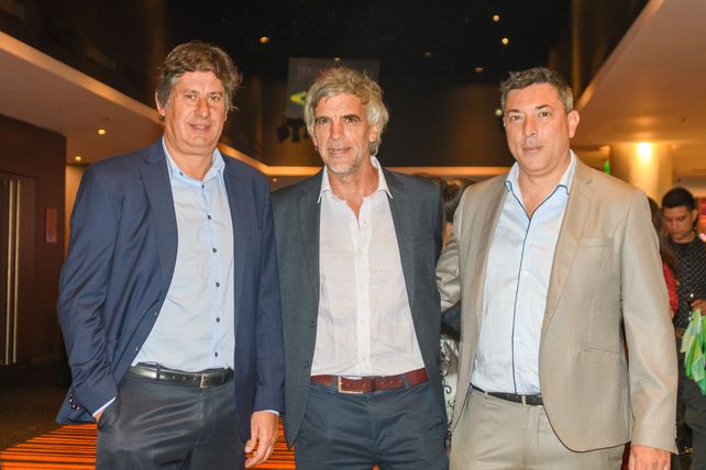 Roly Santacroce, Luciano Batistriu y Martín Papini