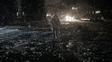 Una noche con nieve y oscuridad en Kiev. La falta de electricidad es casi total y el invierno aprieta.&nbsp;