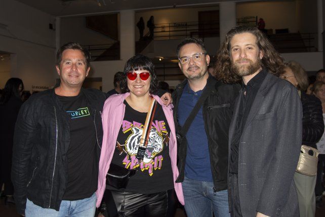 Sebastián Tamborini, Laura Vence, Gonzalo López y Mauro Guzmán.   
