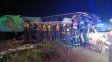 Cuatro muertos en choque entre un micro y un camión en San Miguel del Monte