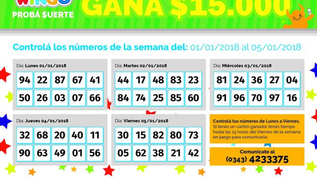 Wingo: La primera semana de 2018