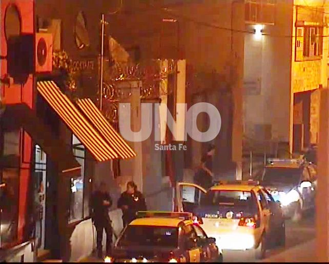 La Policía llegó al lugar alertada por los operadores del Centro de Monitoreo del Gobierno de la Ciudad.