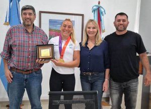 Antonella Reding fue reconocida en Villaguay