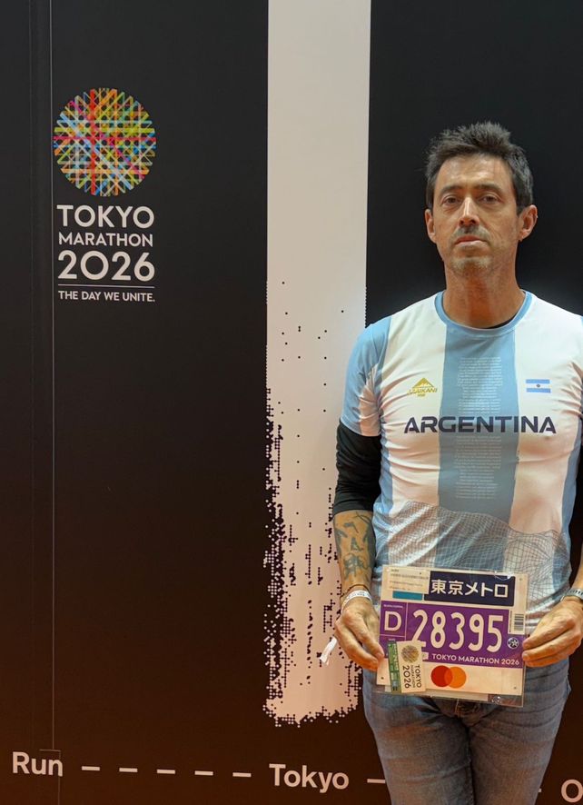 En la previa del maratón de Tokio, Andrés Ubaldi mostró las mejores expectativas.