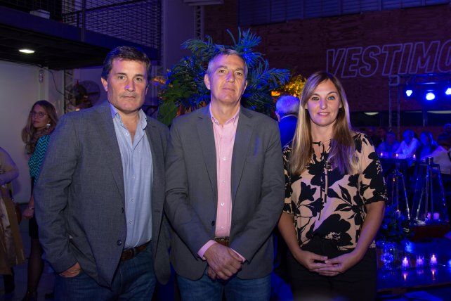 Mariano Ferraci, juan Manuel Pucinelli y Valeria March