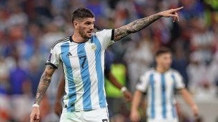 De Paul: Scaloni y Messi son las personas más importantes de la Selección