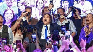Javier Milei habló tras conocer los resultados.&nbsp;