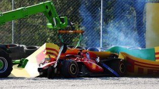 Video: El dramático accidente de Leclerc que cambió la carrera y benefició a Colapinto