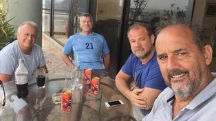 Del Sel recibió a Dady Brieva y Chino Volpato en el reencuentro de Midachi en Panamá
