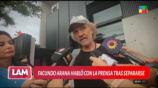 Facundo Arana habló por primera vez de su separación de María Susini&nbsp;
