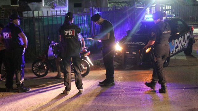 La Policía de Santa Fe en acción