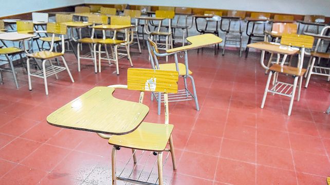 Aulas vacías. El año pasado