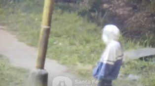 Vandalismo en inmediaciones del Parque Garay: captaron a un ladrón que intentó robar una luminaria