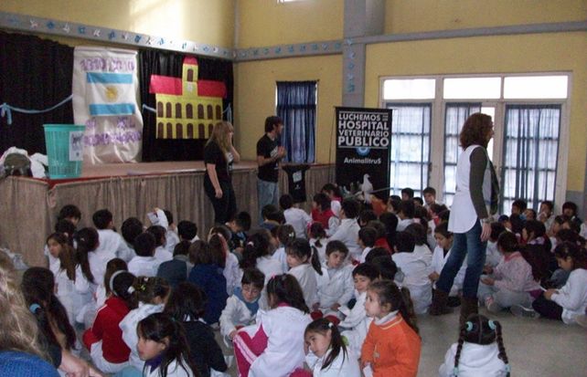 El suceso ocurrió mientras se estaba llevando adelante el acto por el día de la Tradición.