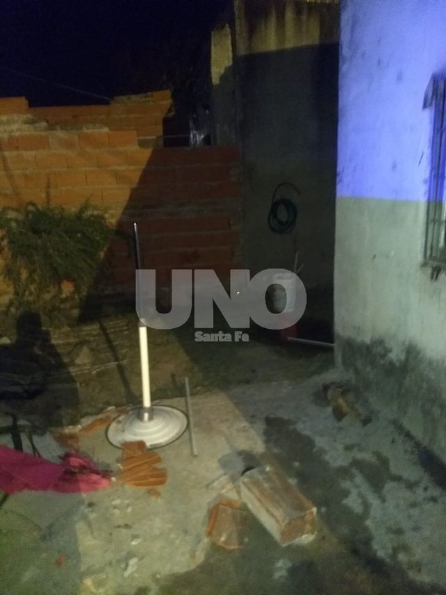 Incendio intencional de una casa en B° San Lorenzo