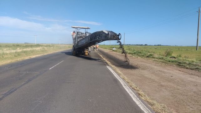 Vialidad Nacional retomó las obras sobre la ruta nacional 7, entre La Picasa y Rufino 