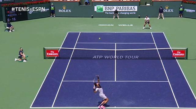 ¡Del Potro campeón! Juan Martín bajó a Federer y se coronó en Indian Wells