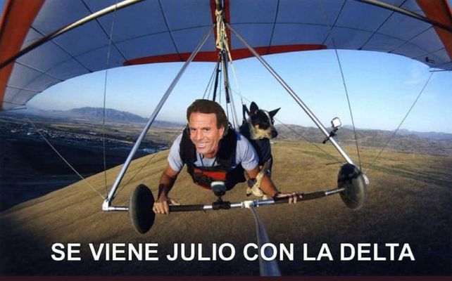 Arrancó julio y la ya tradicional catarata de memes del cantante español Julio Iglesias
