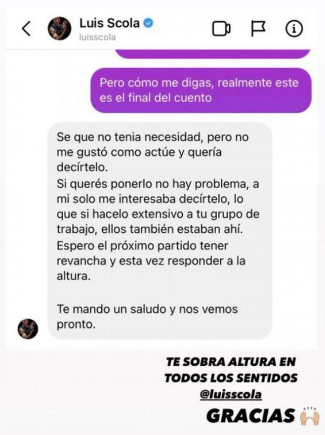 Luis Scola le pidió perdón a una periodista de la TV Pública a la que trató mal