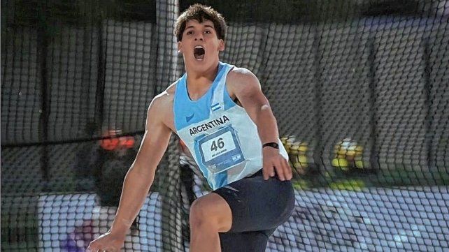 Lucas Miño será uno de los atletas entrerrianos que competirá en el Sudamericano U20.