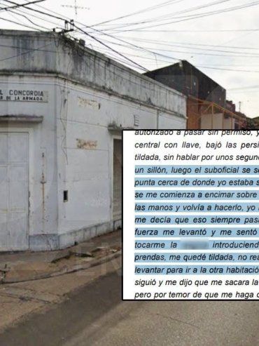 Militar reconoció que intentó violar a una aspirante a la Armada en Entre Ríos: no fue a prisión