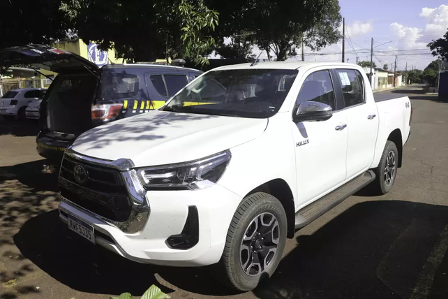 La camioneta con apenas 4 mil km rodados era usada por el traficante detenido.&nbsp;