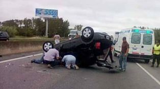 Barbie, la hija de Nazarena Vélez, volcó con el auto cuando volvía de Mar del Plata