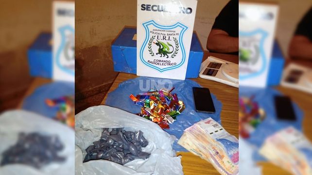 La droga secuestrada