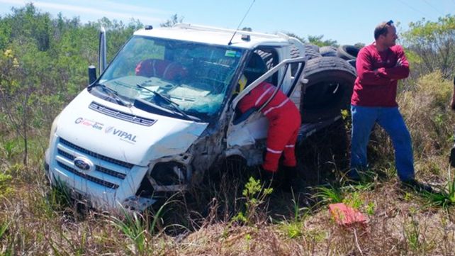 Choque múltiple: identidad de mujer muerta y de los heridos.&nbsp;Fotos: Bomberos Voluntarios de Concepción del Uruguay