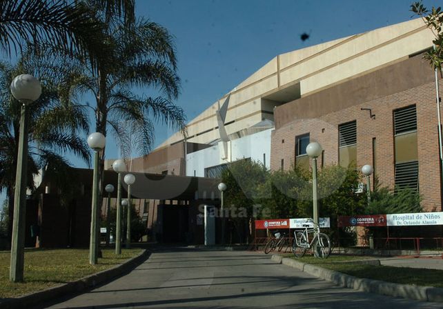 El niño quedó internado en el Hospital de Niños Orlando Alassia