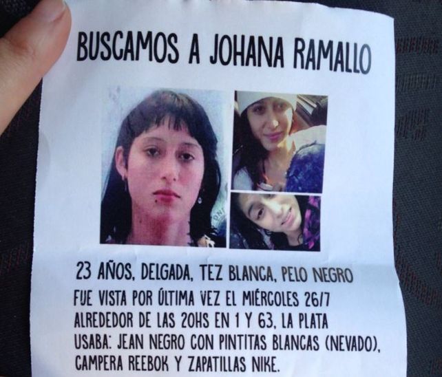 Buscan a Johana, una chica de 23 años que desapareció hace 15 días