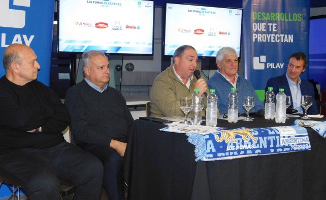 Se presentó la Semana Puma en Santa Fe del partido entre Argentina y Australia en Colón.