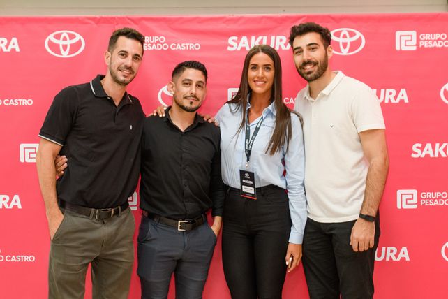 Marcos Prato, Andrés Palavecino, Antonela Maini y Fausto Marqués