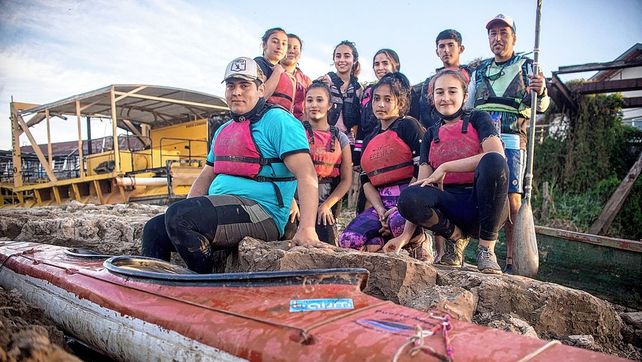 La bajante del Río Paraná y la práctica de los deportes.
