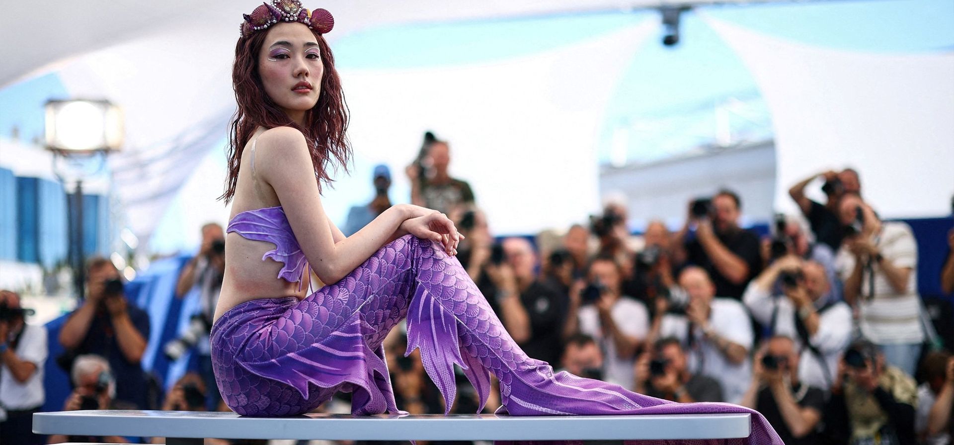 Arisa Sasaki en el photocall de Titanic Ocean en el 79.º Festival de Cannes, Francia, este jueves 21 de mayo de 2026. Foto REUTERS/Sarah Meyssonnier Arisa Sasaki en el photocall de Titanic Ocean en el 79.º Festival de Cannes, Francia, este jueves 21 de mayo de 2026. Foto REUTERS/Sarah Meyssonnier