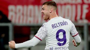 Lucas Beltrán marcó el gol de la victoria de Fiorentina