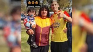 Máximo Ariel Cantero, alias El viejo junto con Elián Valenzuela, artísticamente conocido como L-Gante.